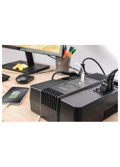 Источник бесперебойного питания (DN-170111) Digitus 800VA DN-170 (373187734)