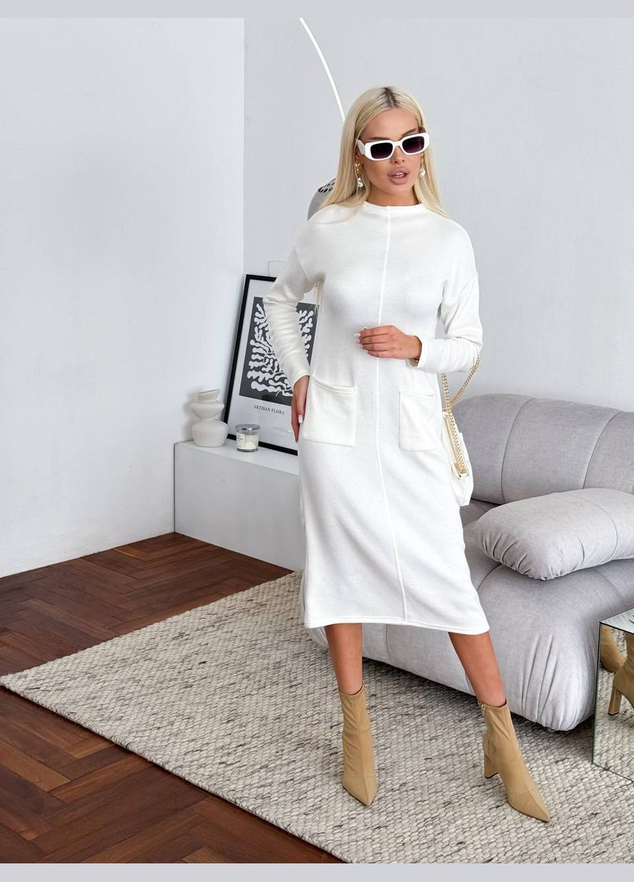 Білий ділова, повсякденний, кежуал сукня Liton