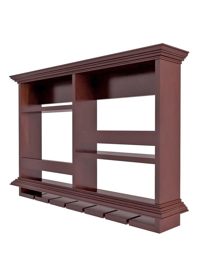 Настенная винная полка из дерева Симохо савоярди (ПНК-018715) No Brand (327423046)