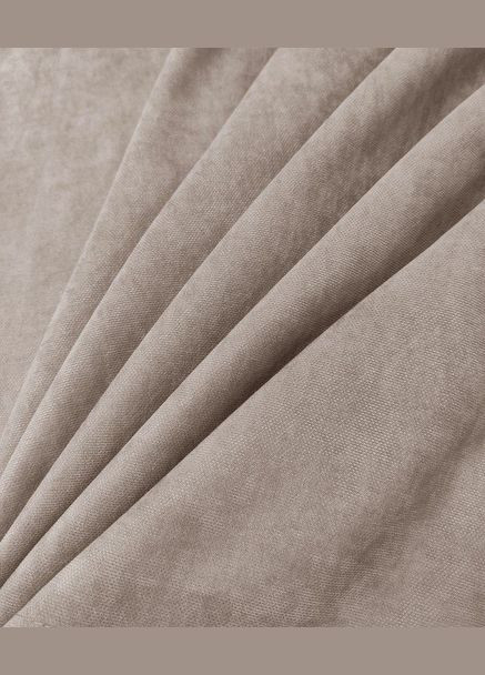 Штора атлас ширина 150см, висота 270см світло-сіра 1 шт No Brand (315875793)