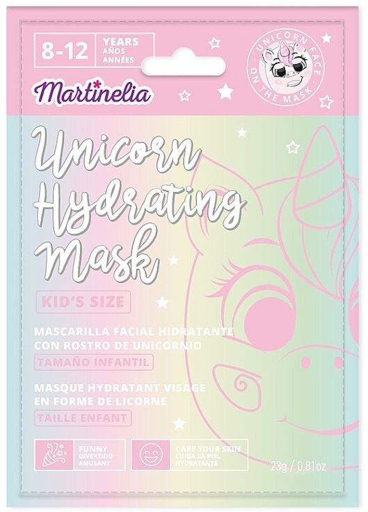 Зволожувальна маска для обличчя Starshine Unicorn Face Hydrating Mask 23g (1237822-138322) Martinelia (368608699)