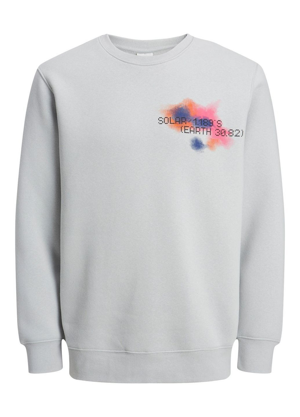 Серый свитшот флис,серый с принтом,jack&jones Jack & Jones (371773142)