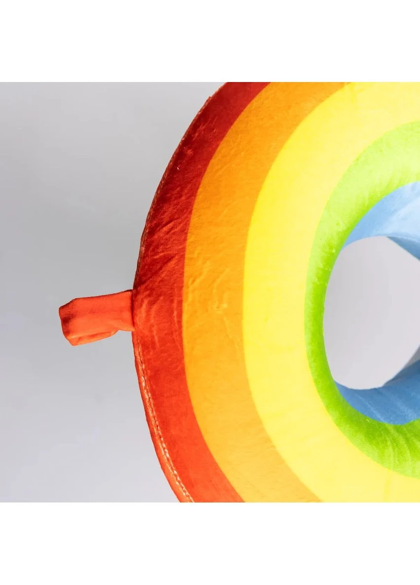 Подушка для шиї Rainbow велюр червона Yiwu (393478295)
