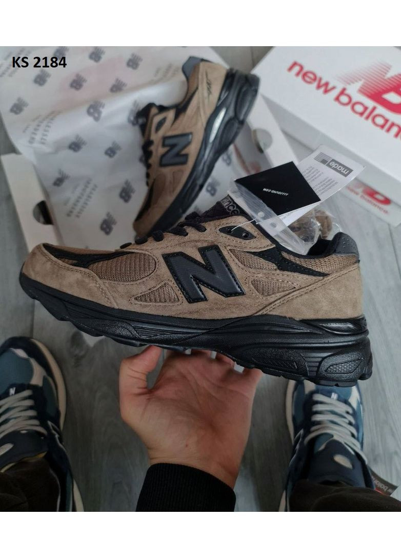 Комбіновані Осінні кросівки чоловічі new balance 990 v3 jjjjound нью беланс 990 v3 No Brand