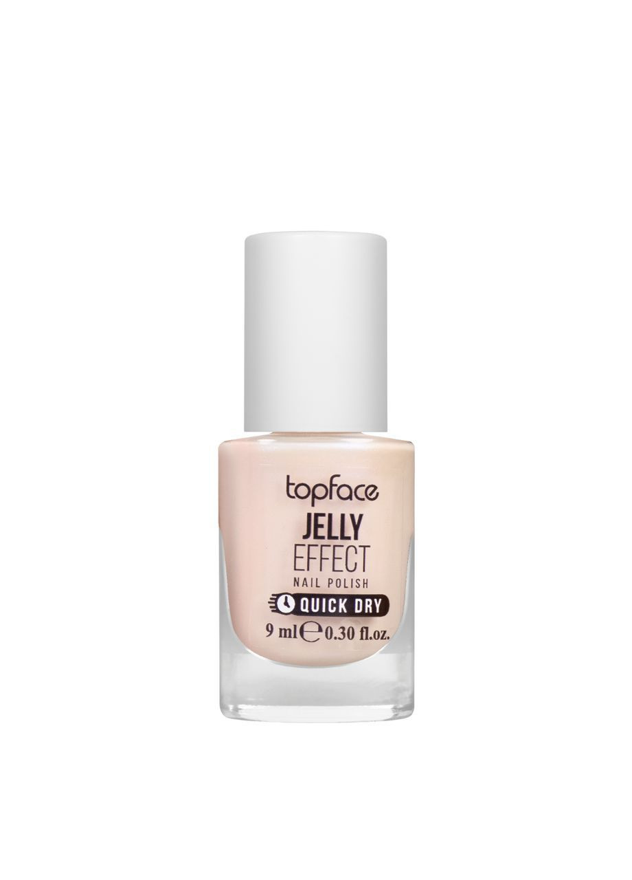 Лак для ногтей Jelly Effect Nail Polish быстросхонущий PT110, 05 Бежевый перламутровый TopFace (363554920)