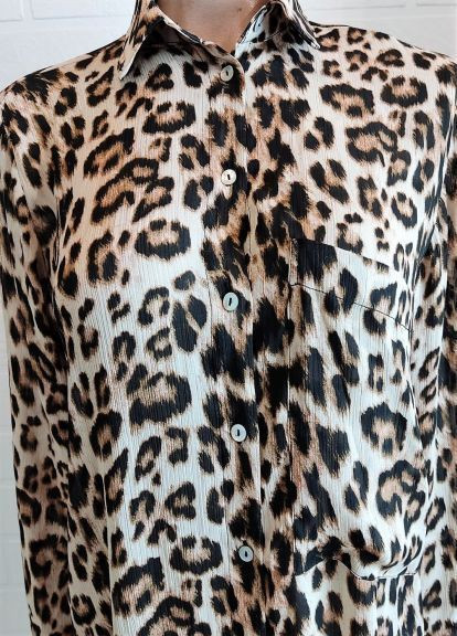 Комбінована блузка(відсутній останній ґудзик) Zara