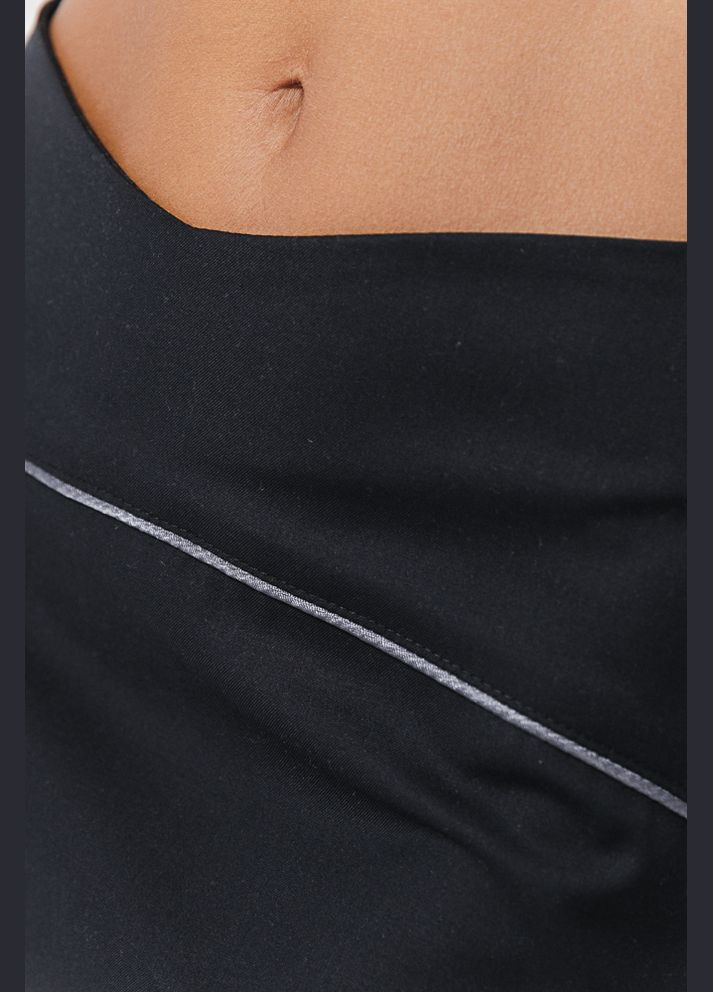 Черная костюмная мини-юбка Arjen