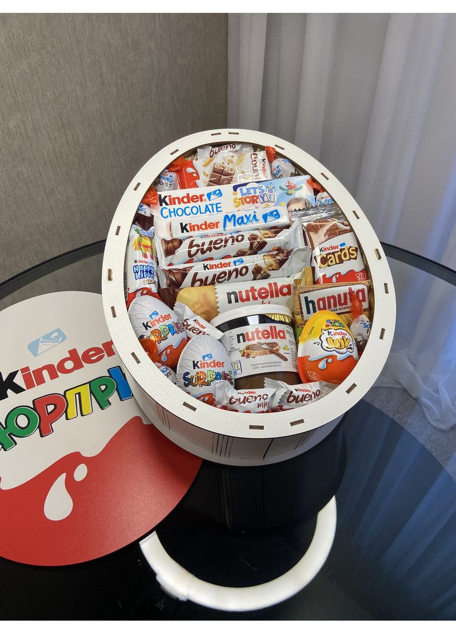 Подарочный Kinder бокс L со сладостями (31×25×9 см) – Kinder Surprise, Bueno, Nutella, Joy No Brand (360641532)