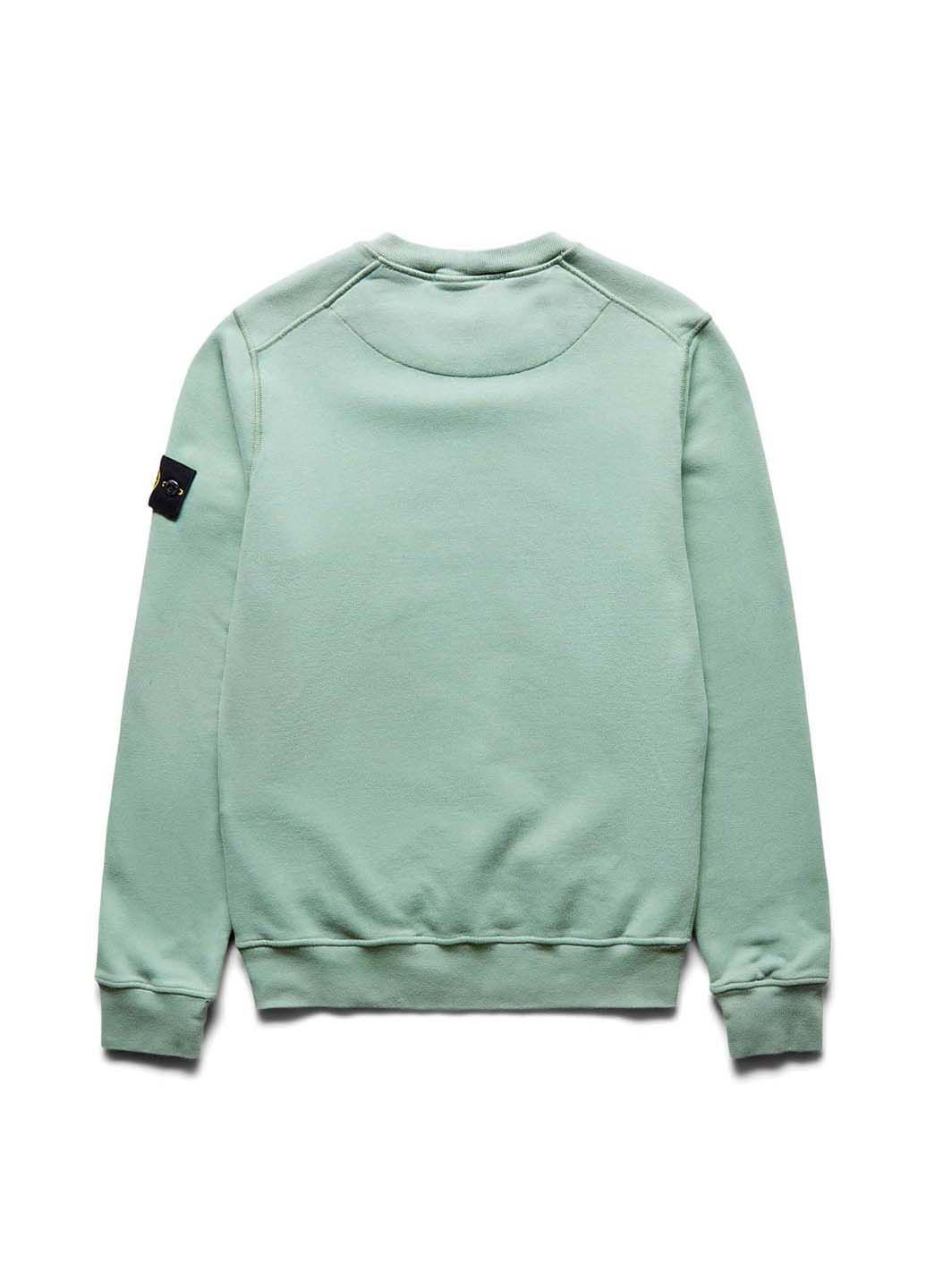 Зелений світшот Stone Island (332800311)