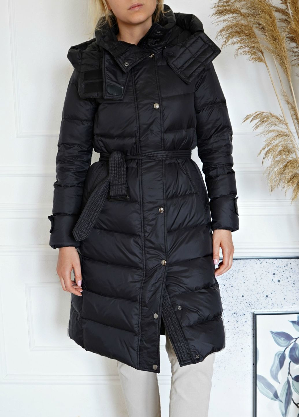 Чорний Пуховик One