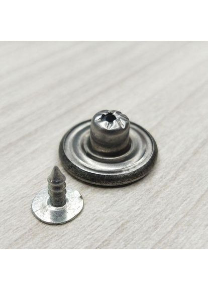 Джинсовые пуговицы 17 мм темный никель (50шт) Plus-plus (354799405)