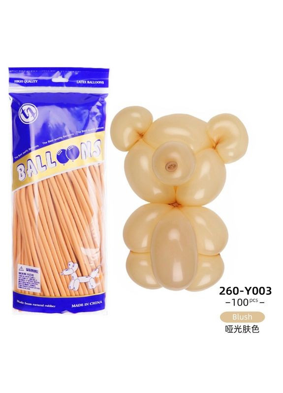 Повітряні латексні кулі ШДМ 100 шт. Blush (342379863)