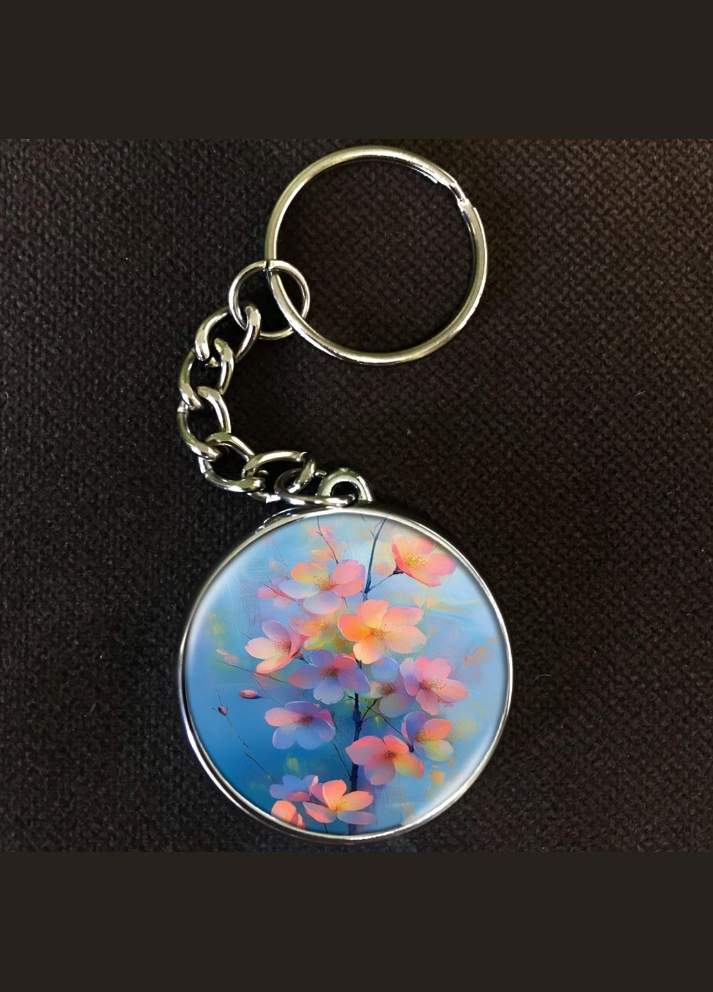 Брелок Цветы #003 silver No Brand (327219517)