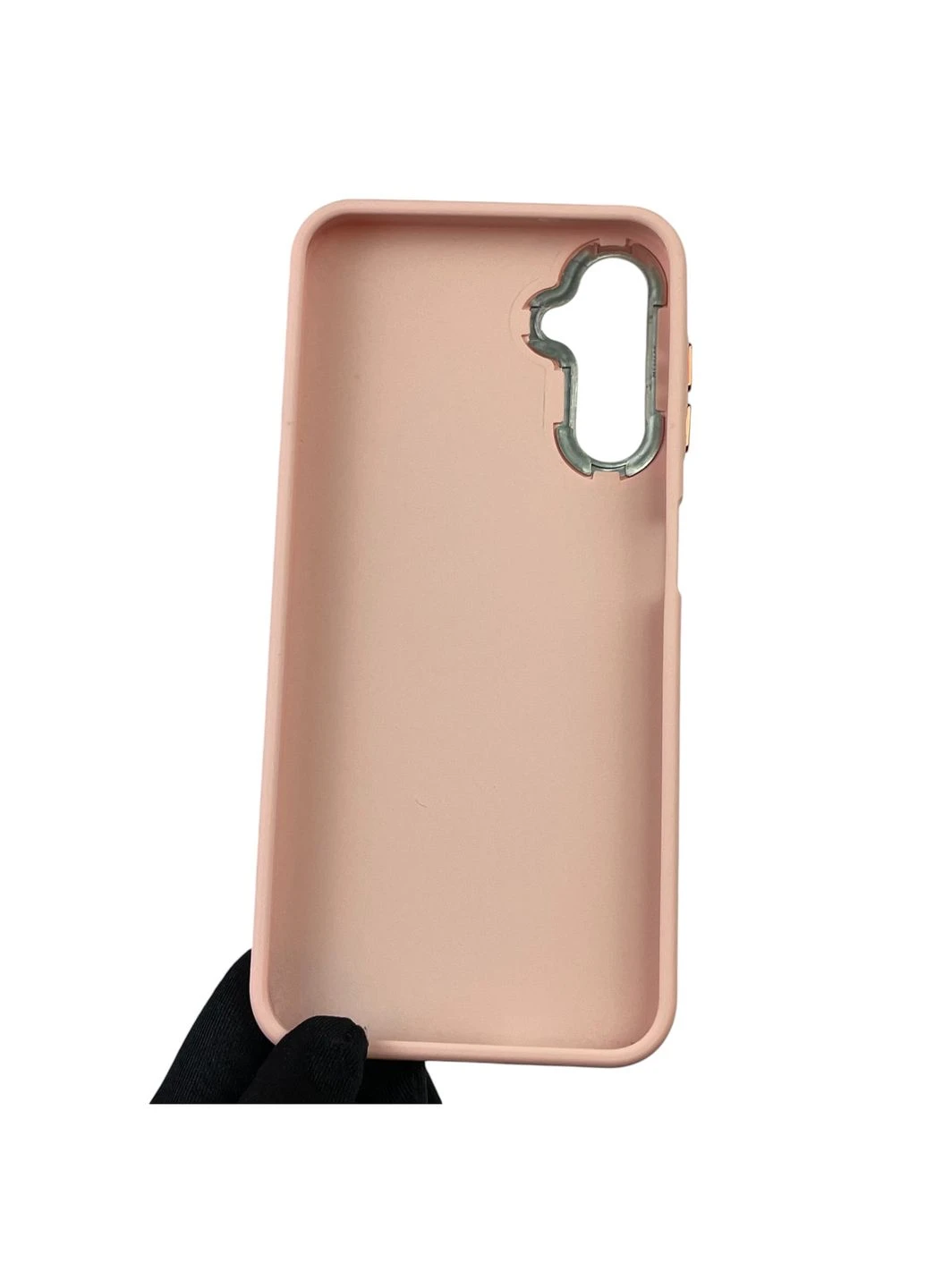 Чехол для Galaxy A14 5G (SM-A146) с защитой на камеры с микрофиброй на самсунг а14 5г пудровий Samsung (366019969)