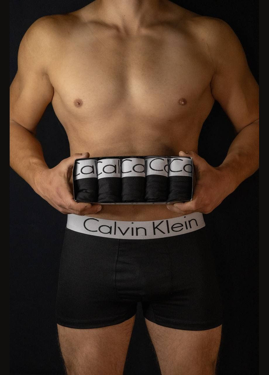 Труси чоловічі Келвін кляйн в коробці 5 шт No Brand (335403336)