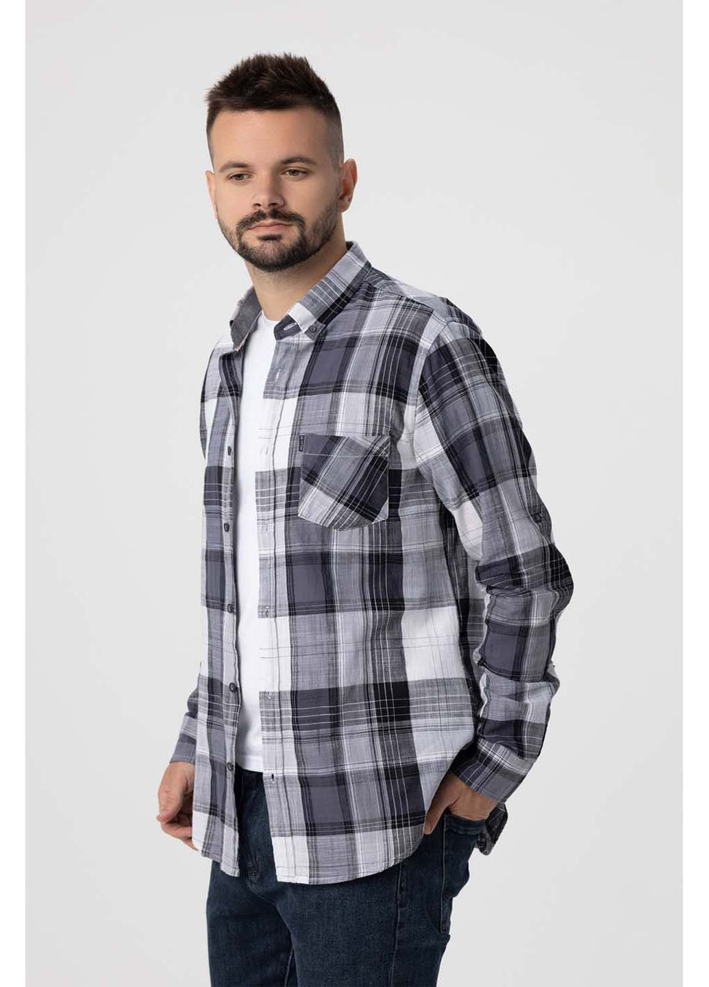 Серая рубашка MCL