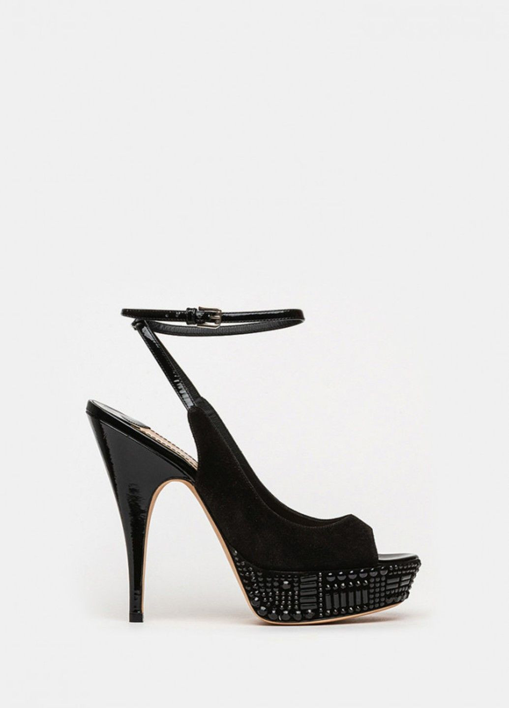 Черные босоножки Twice