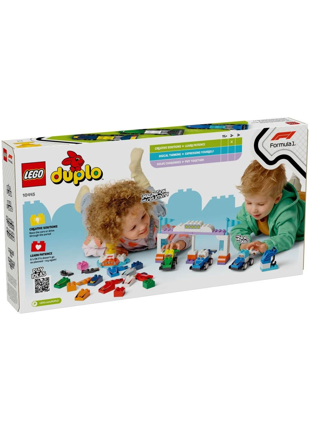 Конструктор DUPLO Town Автомобили для гонок и пилоты команд Формулы-1 (ek28497) Lego DUPLO Town Автомобілі для перегонів і пілоти коман (392042152)