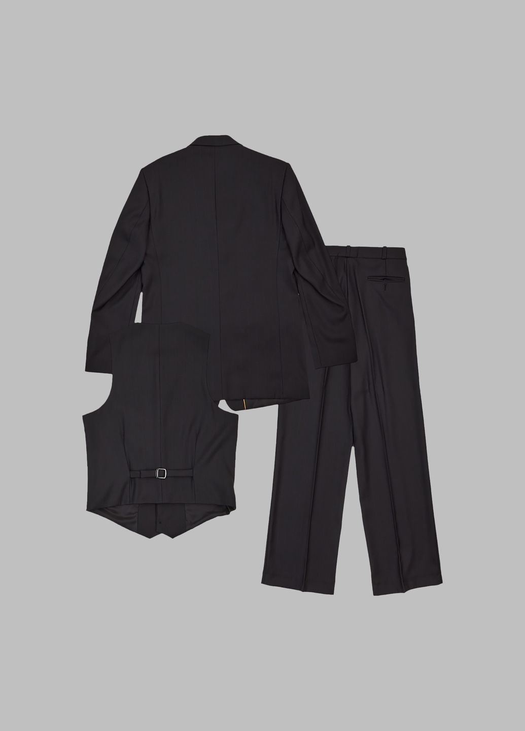 Темно-серый демисезонный классический костюм Christian 424345