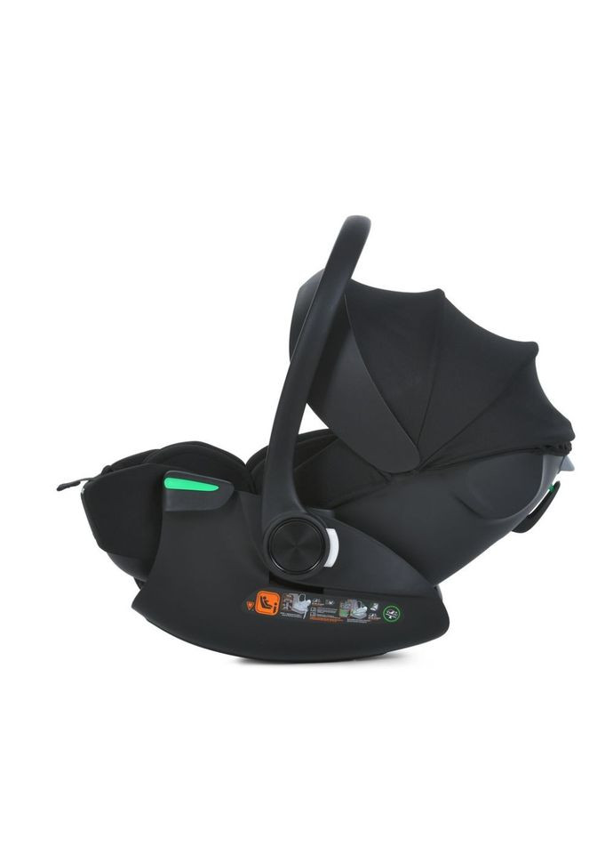 Автокресло детское El Camino i-FLOW ME 1198 для новорожденных до 13 кг черное безопасное автокресло ProDobro (368755646)