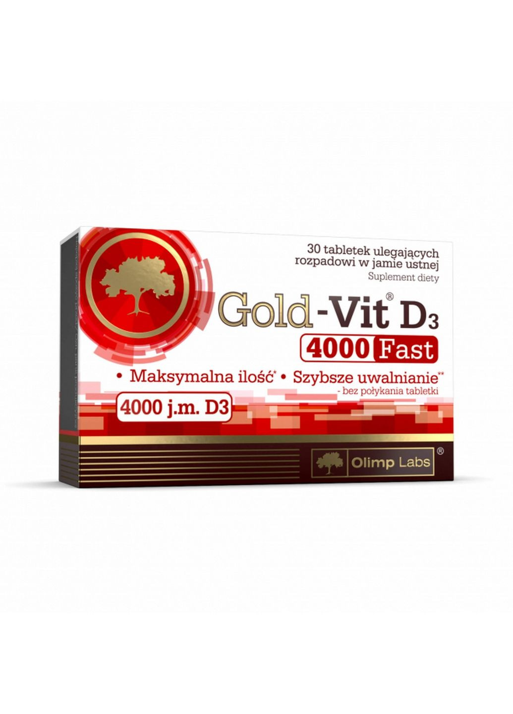 Вітаміни та мінерали Gold-Vit D3 4000 fast, 90 таблеток Olimp (293341936)