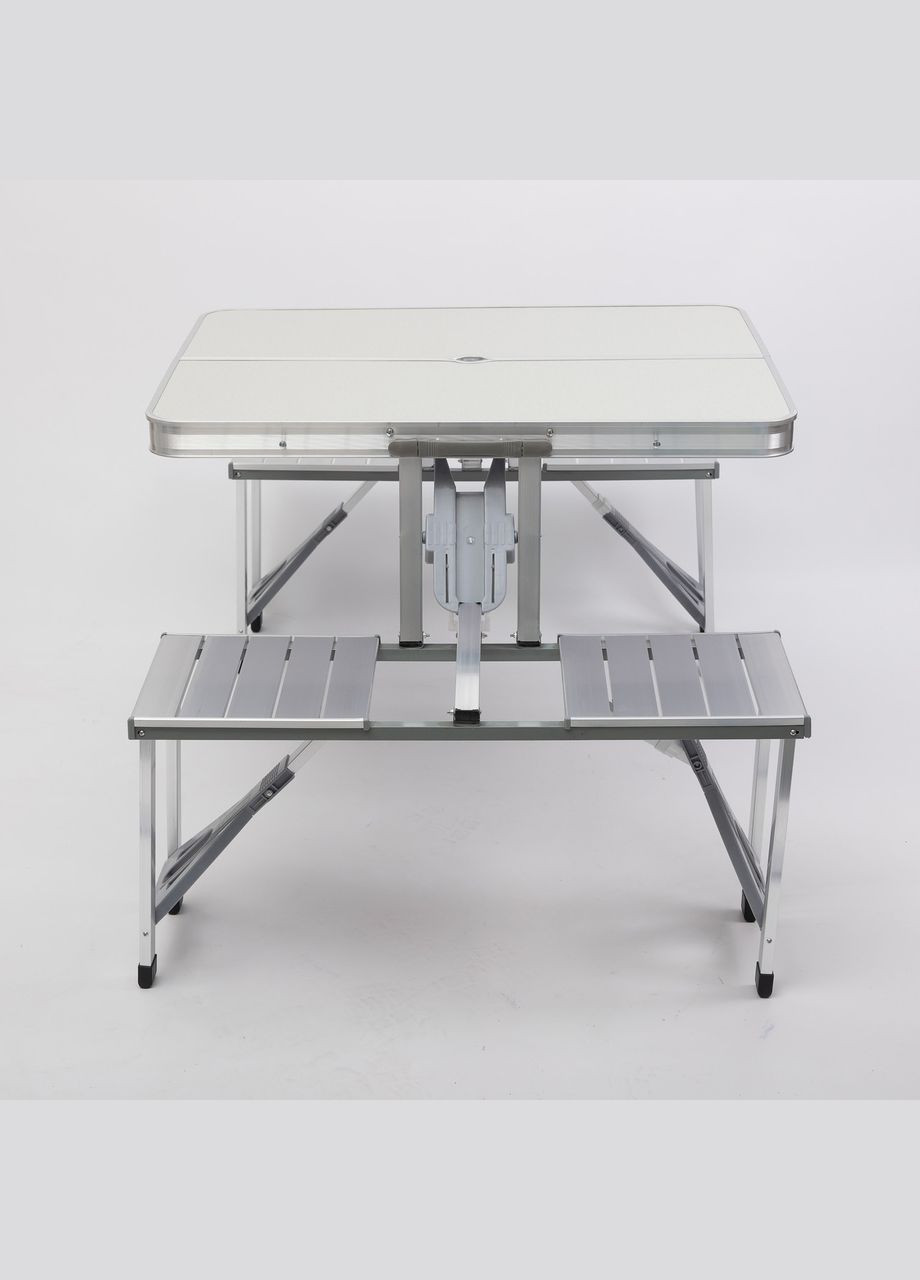 Складной алюминиевый стол трансформер + 4 стула для пикника в чемодане набор туристической складной мебели G03-2 LUGI (327368977)