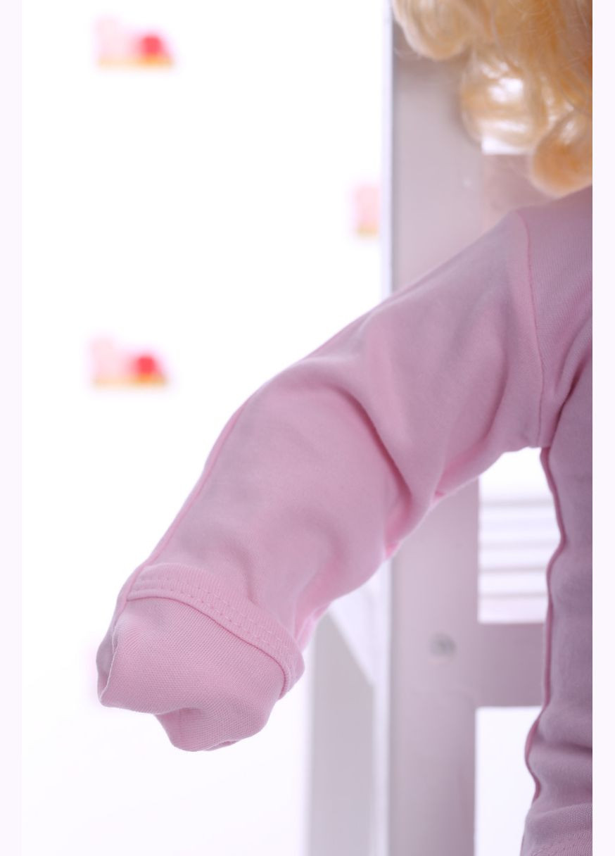 Сорочка з довгим рукавом для дівчинки mini papi рожева 62 см (28285) BABYKROHA (297200954)
