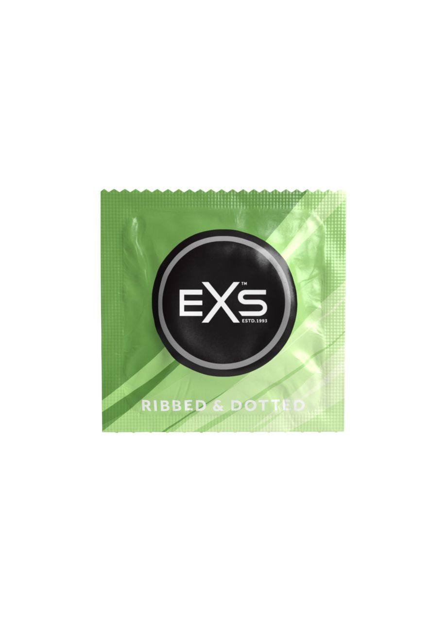 Презервативы точечно-ребристые "Ribbed and Dotted" №3 EXS (307151758)