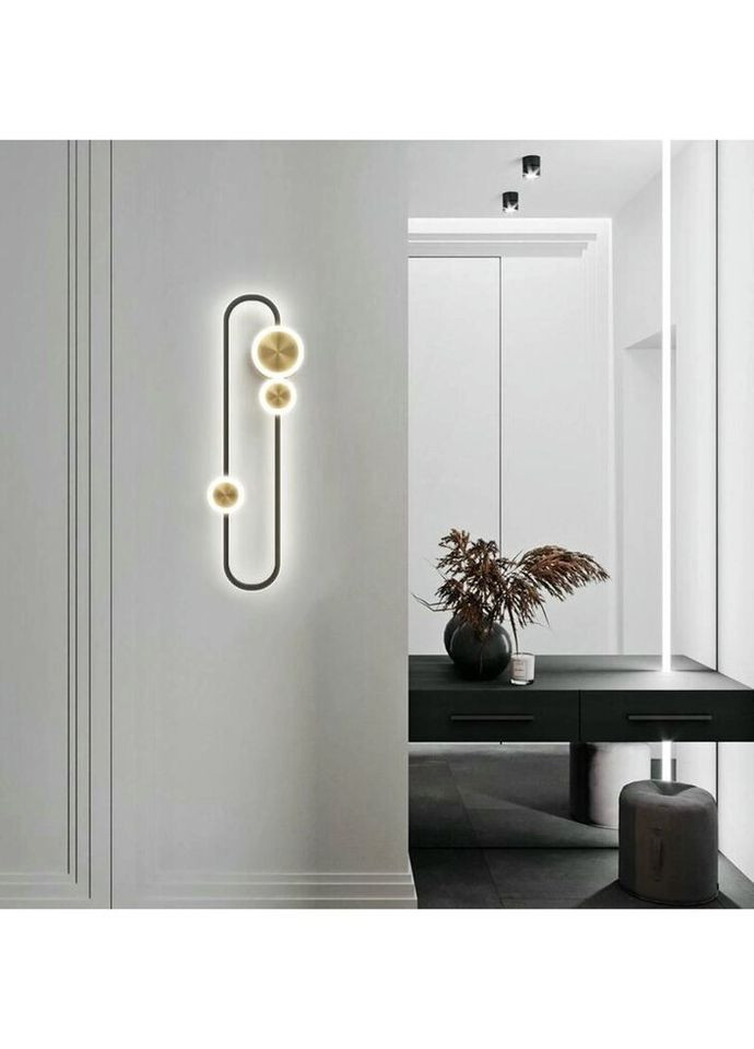 Бра LED 26584 Чорний 6х16х60 см. Sunnysky (335972647)