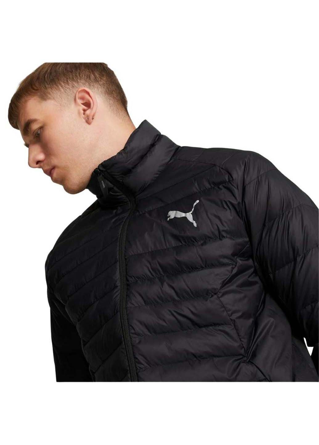 Черная демисезонная куртка мужская Puma