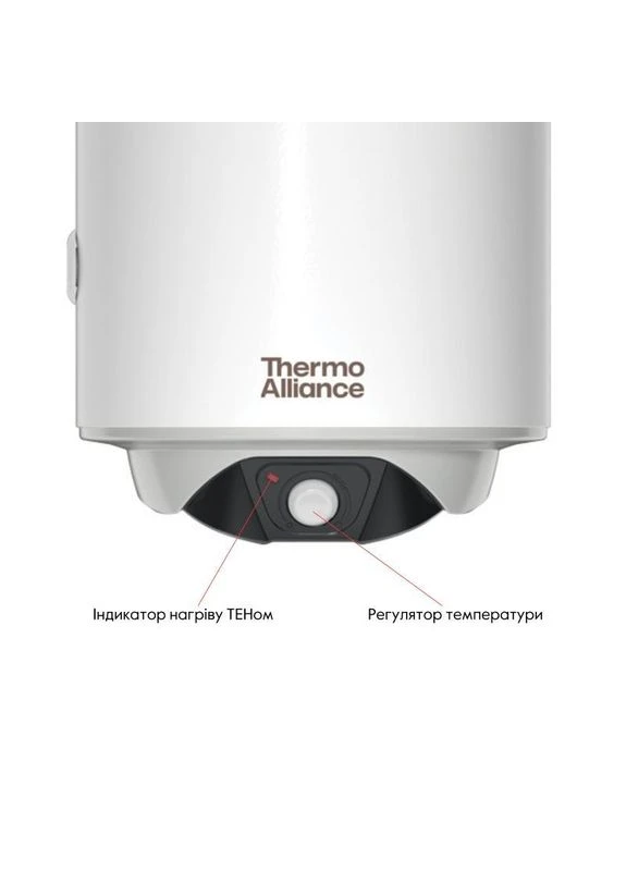 Водонагрівач електричний вертикальний 80 л. тобто 0,24 кв.м лівий, мокрий Thermo Alliance (392921524)
