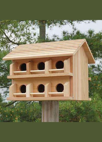 Скворечник садовый из дерева Трясогуз бланже (СКВ-003901) No Brand (328605859)
