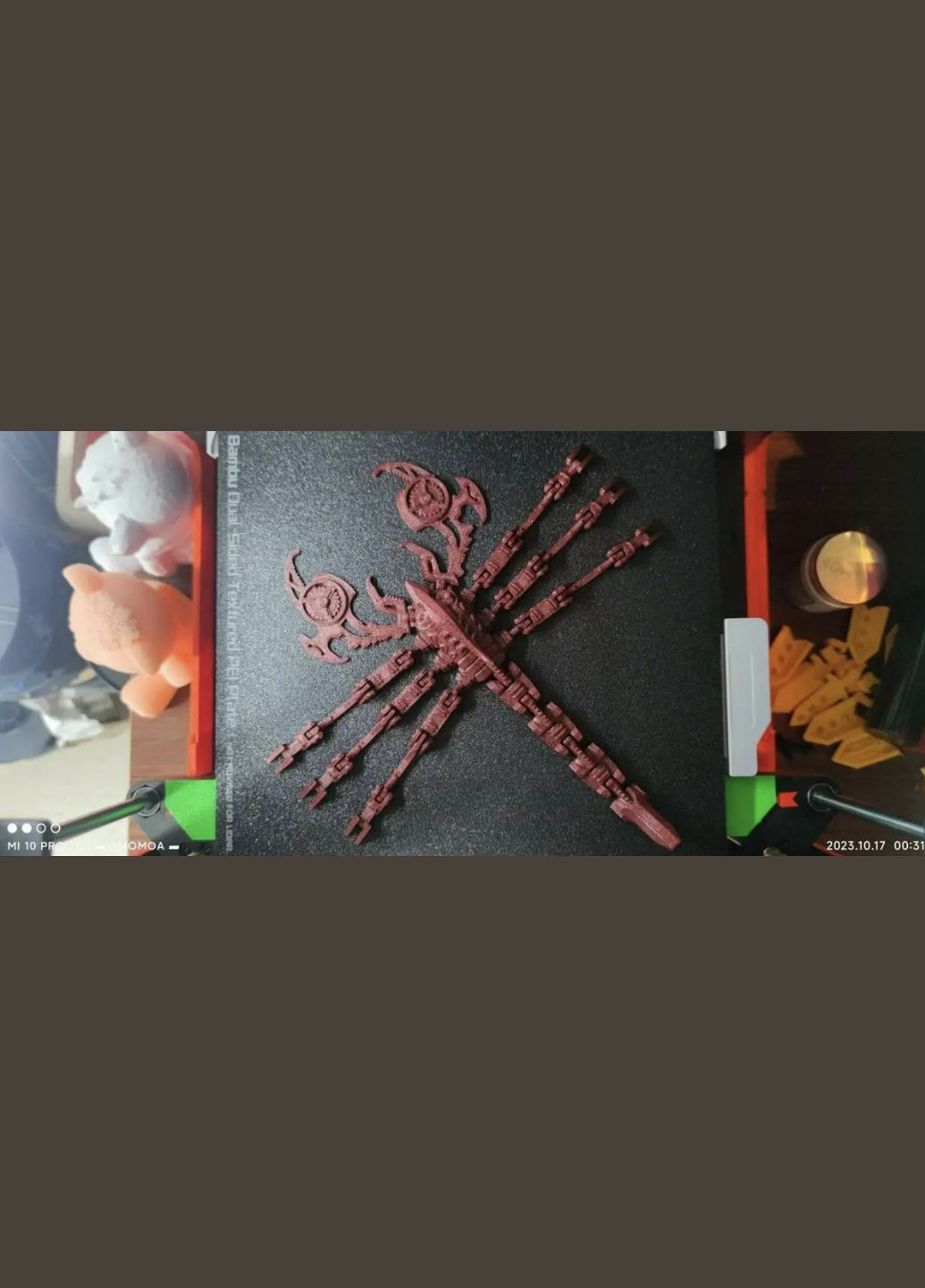 Іграшка фігурка "Кібер Скорпіон" пластикова реалістична для дітей і дорослих у подарунок коричневий UA3D (302968811)