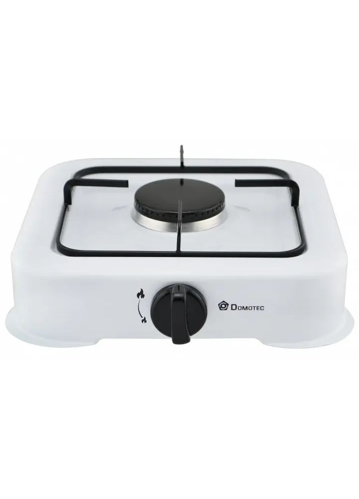 плита газовая настольная газовая таганок ms 6601 белая Domotec