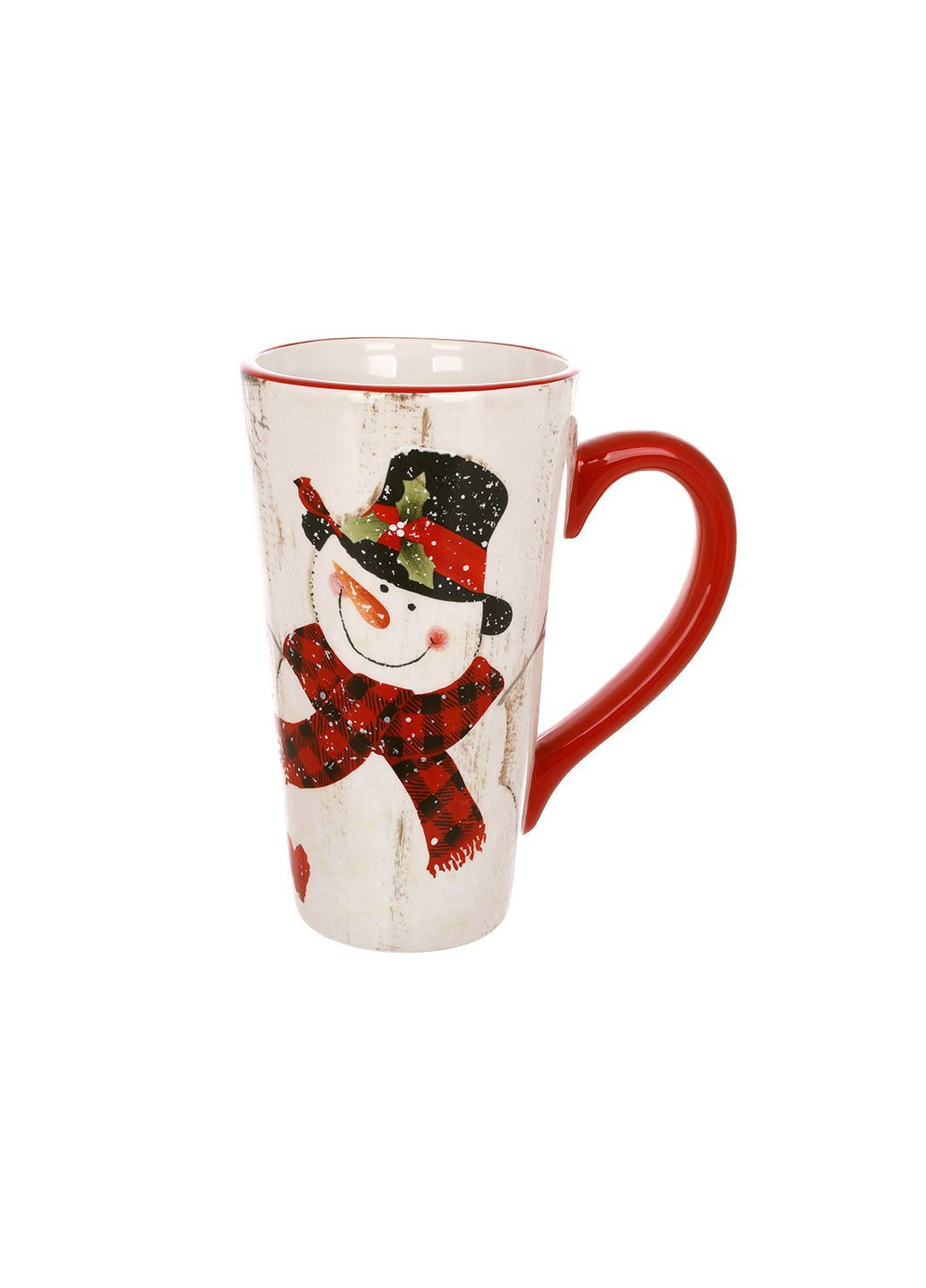 Кружка керамическая 600мл Веселый снеговик Home Decor (365841880)