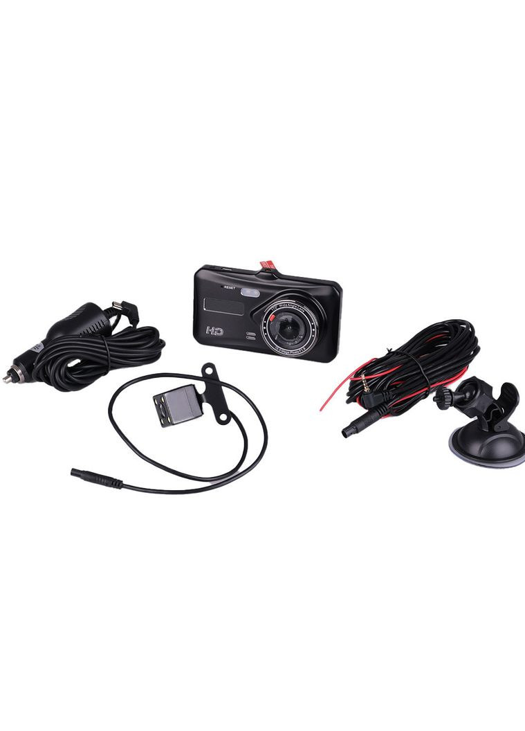 Автомобильный видеорегистратор A-10 с ночным видением 2 камерами и G-сенсором Caro (370639624)