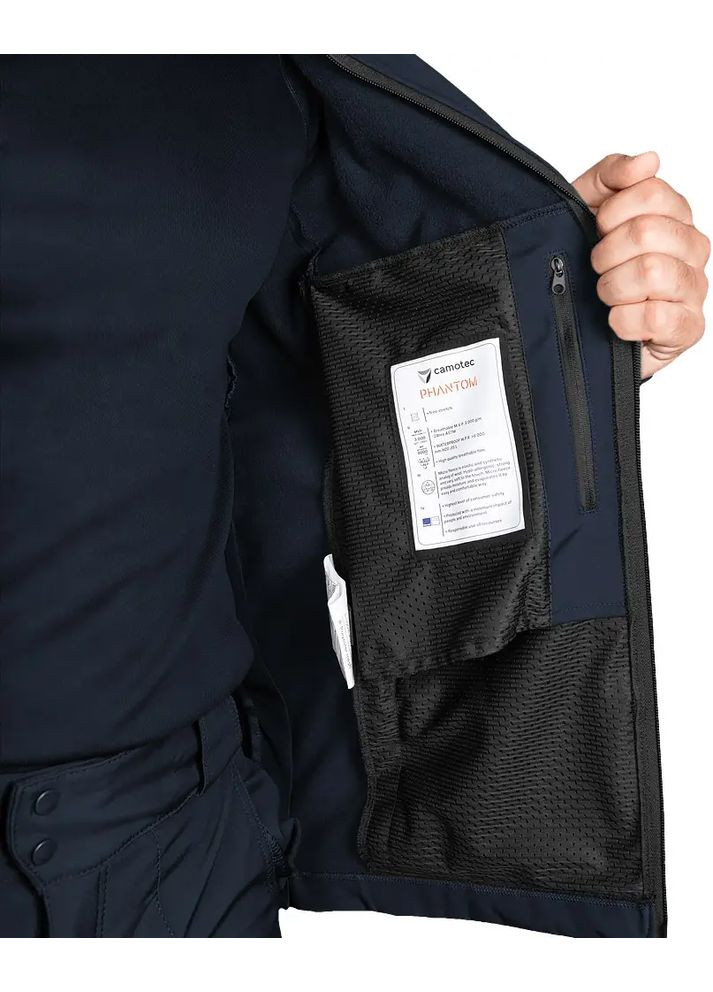 Синяя демисезонная куртка phantom ofthell синий Camotec