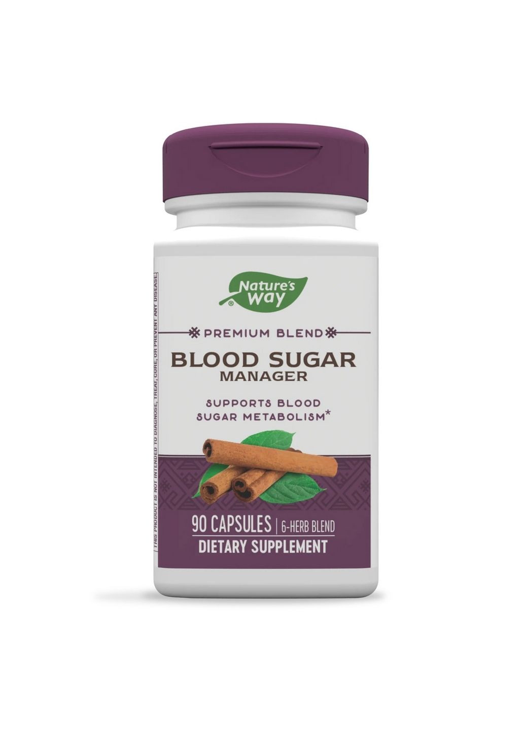 Натуральная добавка Blood Sugar, 90 капсул Nature's Way (293341216)