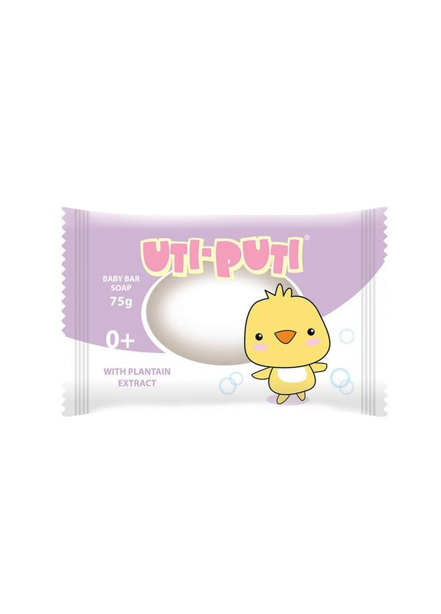 Ути-Пути мыло 75г детское ромашка, алоэ вера, подорожник (набор 3 шт) Uti-puti (362347250)