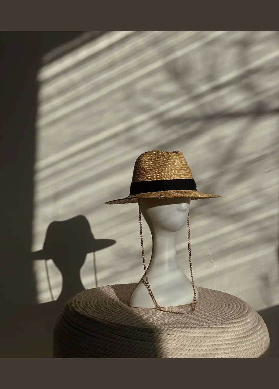 Шляпа женская плетеная Федора летняя D.Hats (283022785)