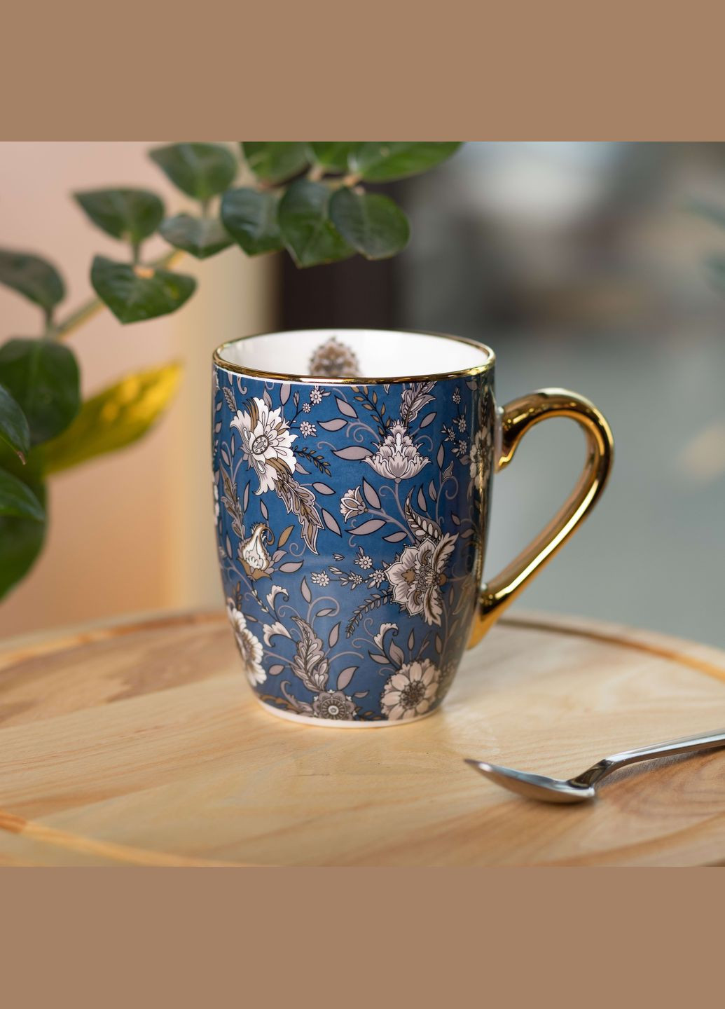 Чашка керамічна у вінтажному стилі 400 мл, No Brand (324234955)