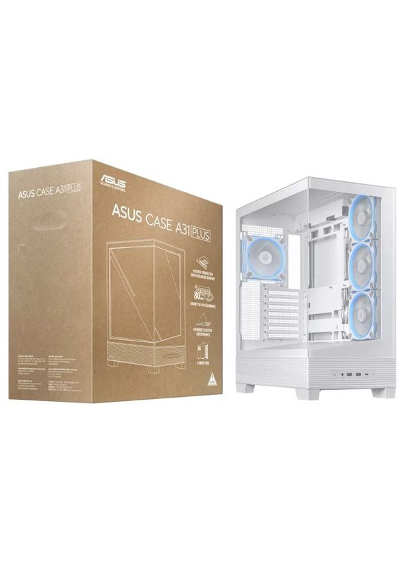 Корпус A31 Plus White Tempered Glass без БЖ (90DC00R3-B19000) Asus (342330706)