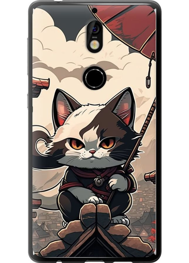 Силиконовый чехол 'Япония - кот на крыше' для Endorphone Nokia 7 (278237834)