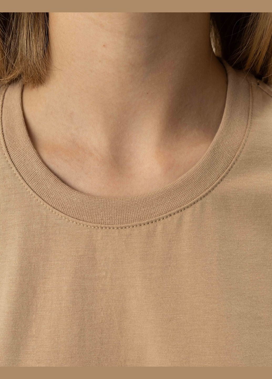 Біла Жіноча футболка котон (0011400BELL) Casual Trend №114 - (358935199)