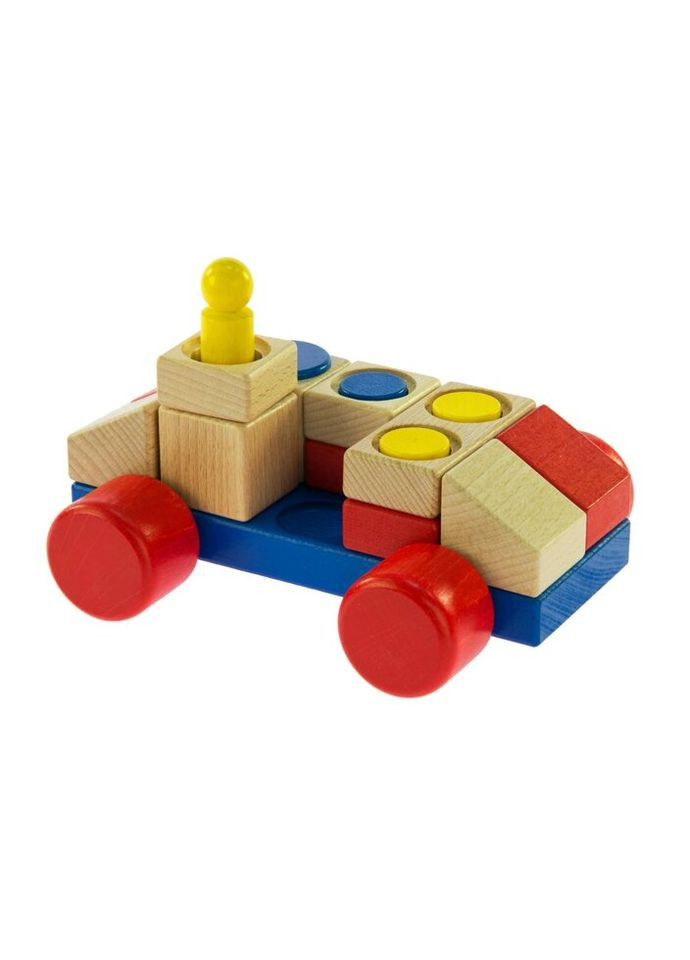 Конструктор cubio деревянный Машинка (NIC2141) NIC (281426041)