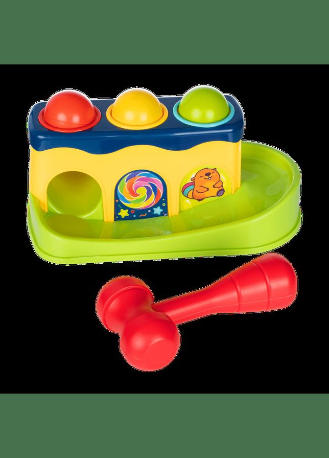 Іграшка розвиваюча "Молоточок з кульками" (HE0290) Maya Toys (293484497)