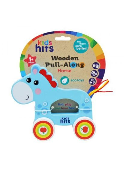 Деревянная игрушка-каталка "Wooden Pull-Along: Лошадка" Kids Hits (318018051)