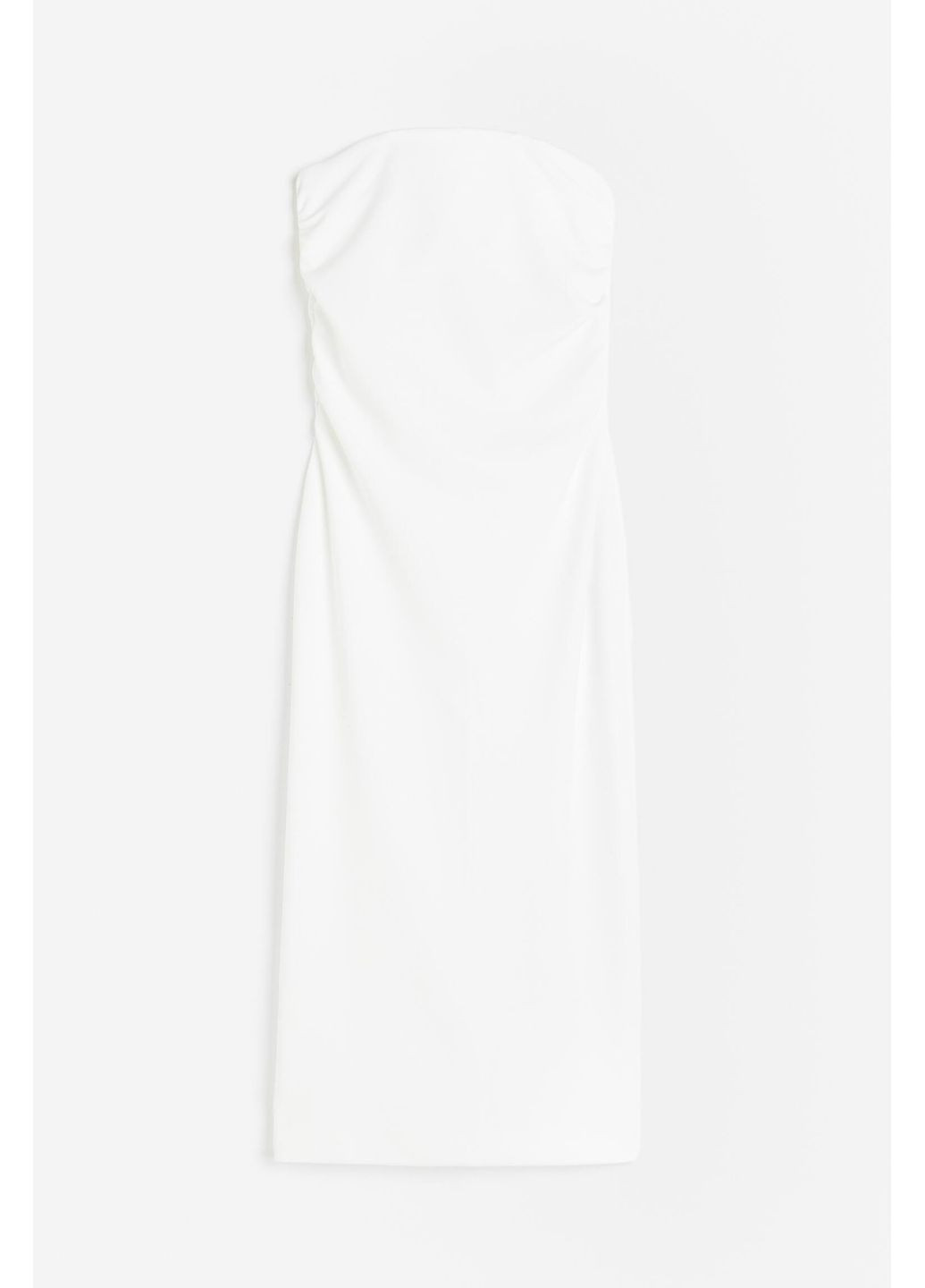 Білий кежуал плаття, сукня H&M однотонна
