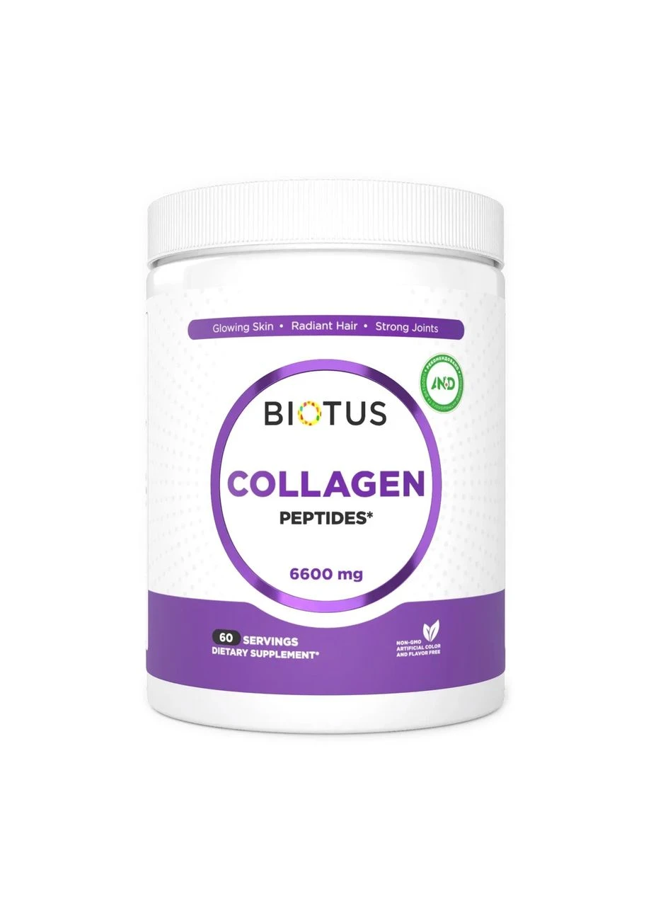 Коллагеновые пептиды 1 и 3 типа CollagenPeptides, 396 г Biotus (361114521)