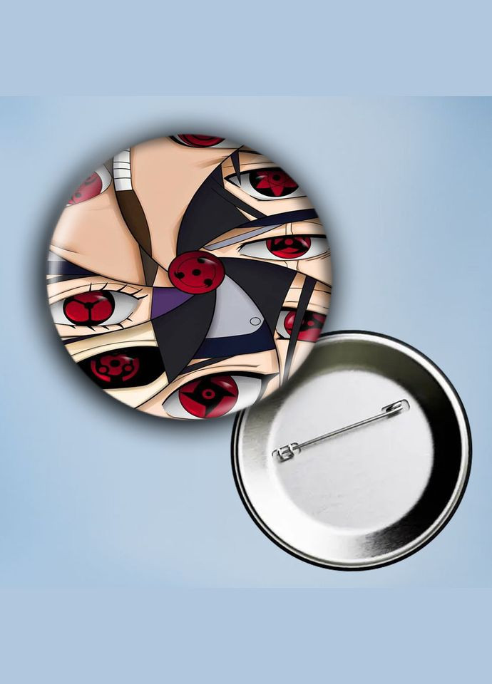 Значок на булавке Аниме Наруто #63 металлический 56 мм No Brand (304505946)